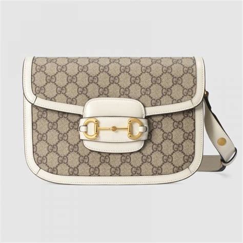 gucci 1955 horsebit shoulder bag white|Gucci Horsebit 1955 unboxing reviews.